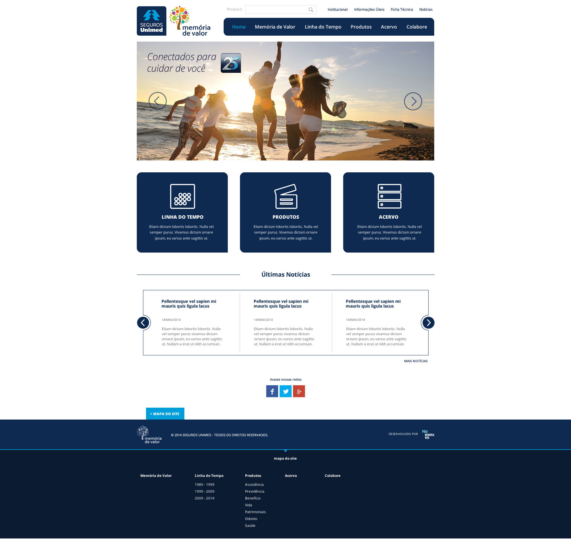 Viva o Centro - Website