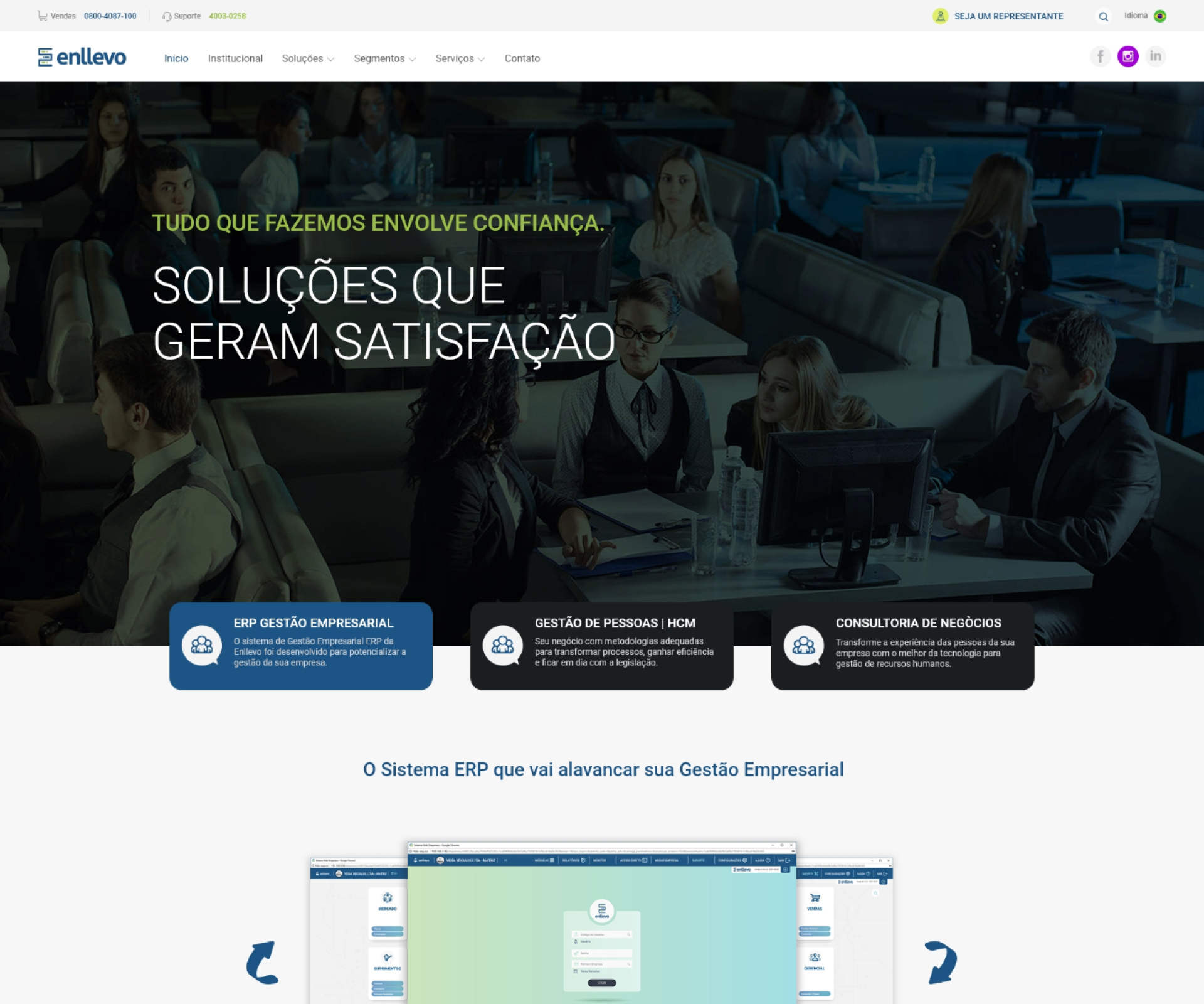 Website – Enllevo by Shapeness